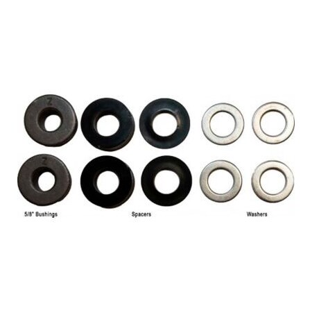 Sutong Tire Resources Hi-Run Lawn/Garden Tire Assembly 13X6.50-6 Flat-Free PU Universal 3/4 & 5/8 Assembly w/Bushing Kits FF1005